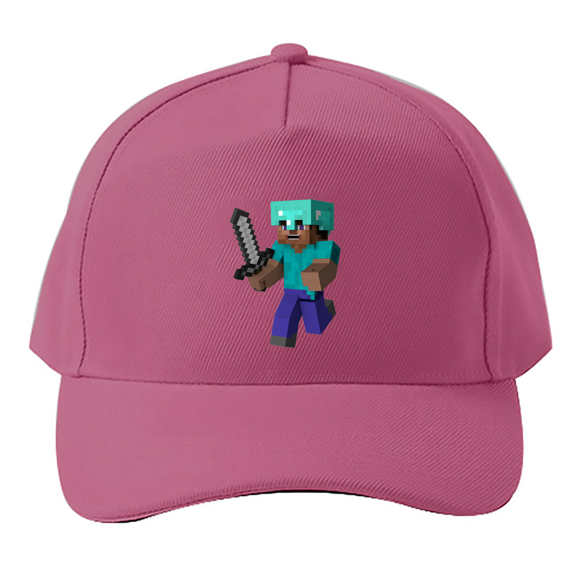 （画像用） マインクラフト ブロックの世界 Minecraft MC Block world ベースボールキャップ 綿100％ 男女兼用 帽子 スポーツ